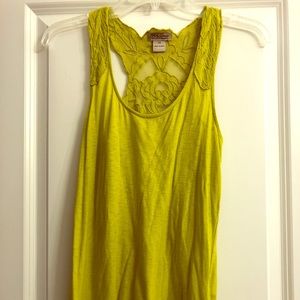Lucky Brand Tank Top with Lace Detail